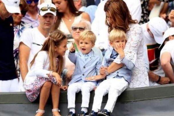Lenny Federer with family.